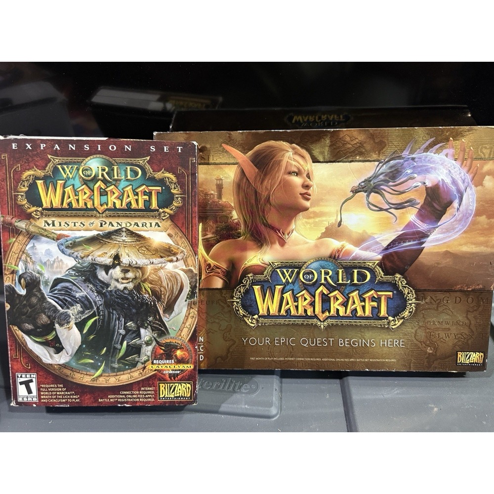 World Of Warcraft & Mists of Pandaria expansion. 2013 PC-DVD Windows/Mac